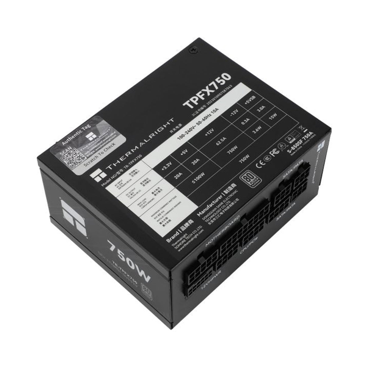 Thermalright TR-TPFX 750 750W 80 Plus Platinum Fully Modular