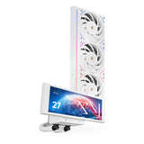 Thermalright Trofeo Vision 360 360mm LCD AIO Liquid CPU Cooler - White
