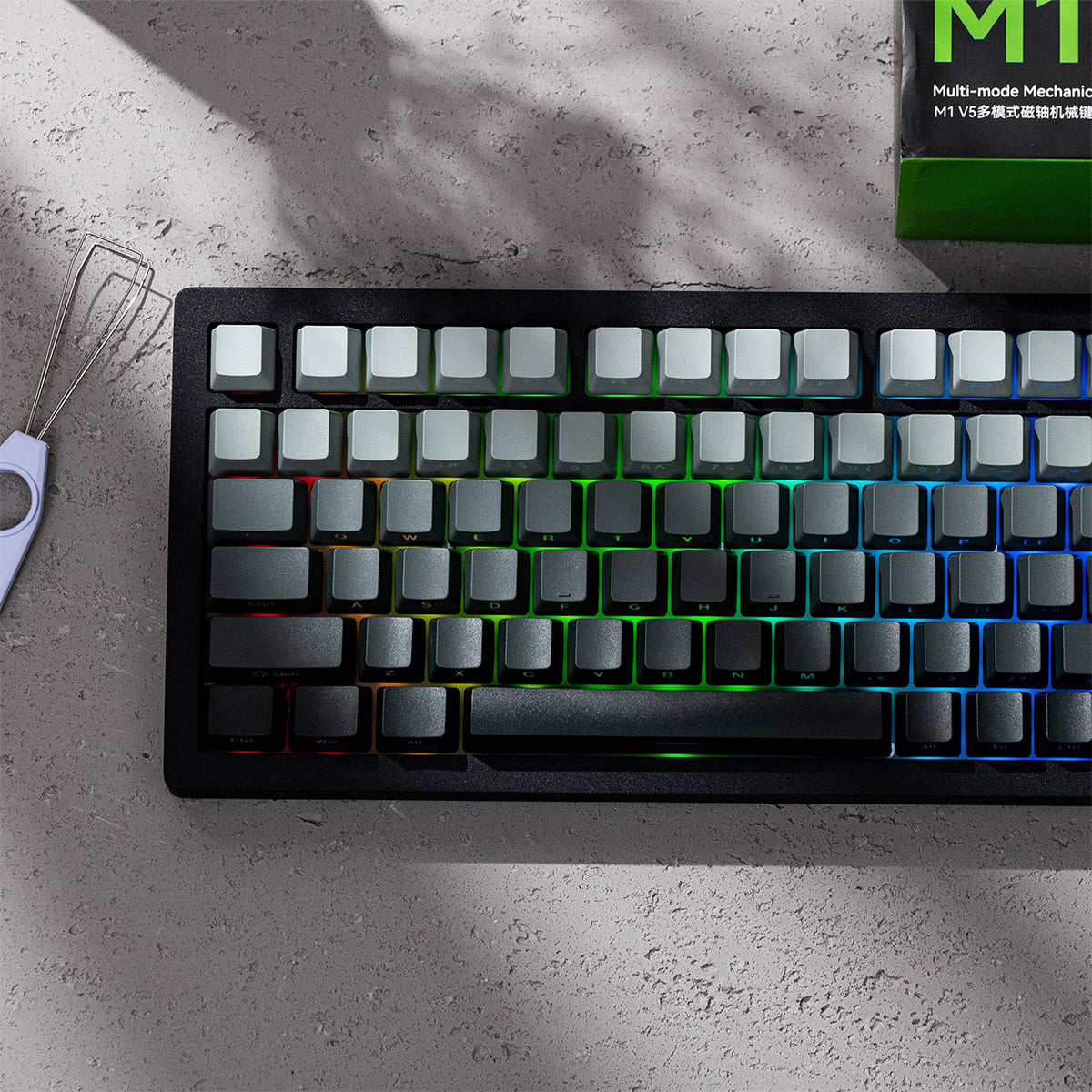 Akko Monsgeek M1 V5 TMR 75% Wireless Hall-Effect Gaming Keyboard Black Gradient -  AstroAim Magnetic Switch