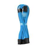 CableMod ModMesh Sleeved 12VHPWR StealthSense PCI-e Extension (Light Blue, 16-pin to Triple 8-pin, 45cm)