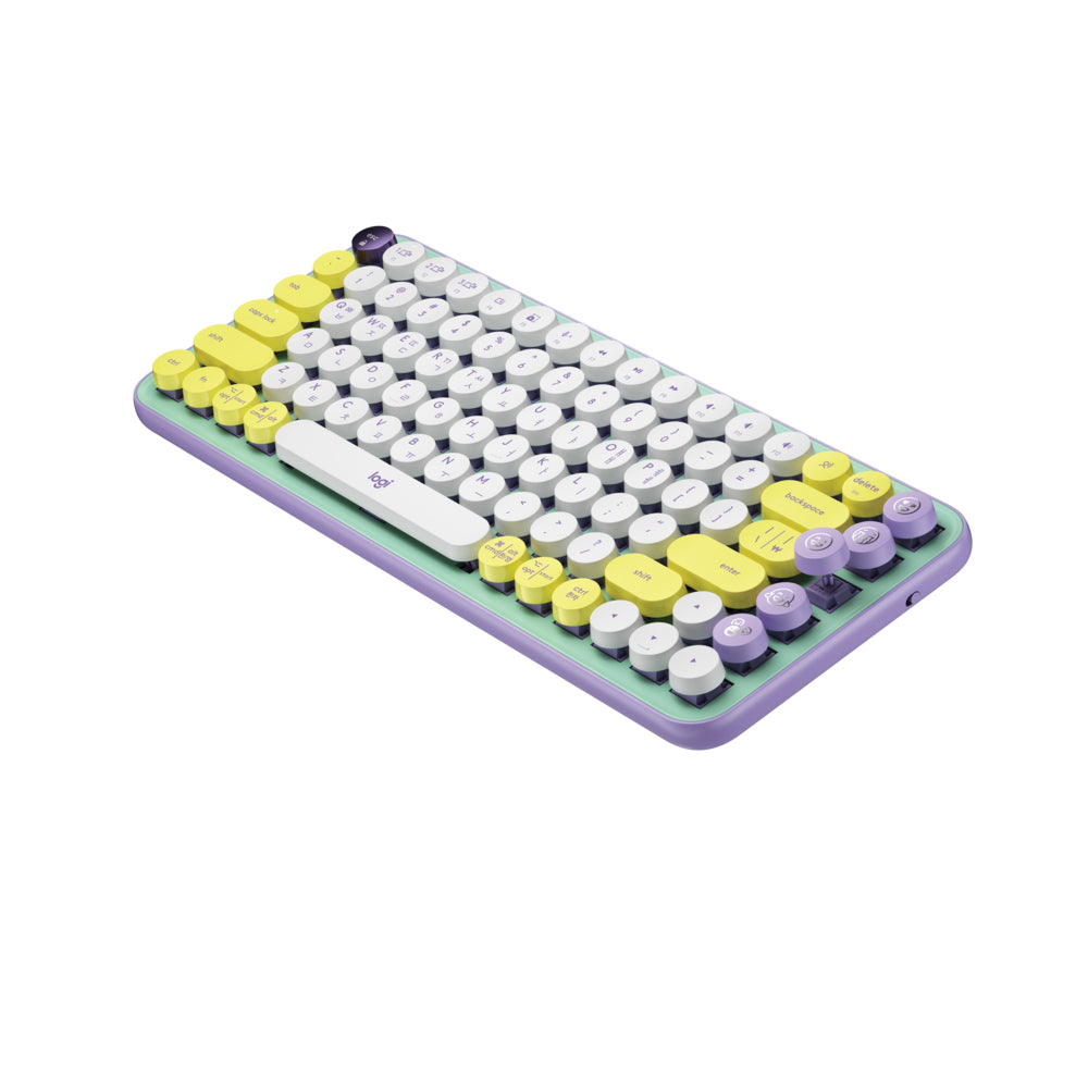 Logitech POP Keys Wireless Mechanical Keyboard With Emoji - Mint