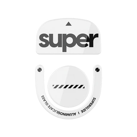 Pulsar Superglide Glass Mouse Skates for Logitech G Pro X Superlight 2 - White