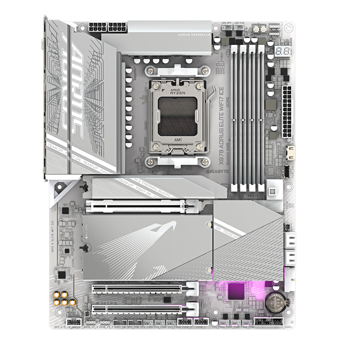 Gigabyte X870 AORUS ELITE WIFI7 ICE Motherboard