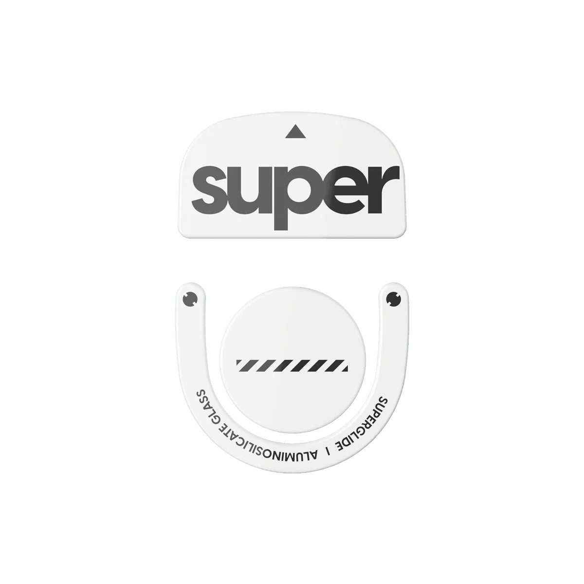 Pulsar Superglide 2 Glass Mouse Skates for Logitech G Pro X Superlight 2 - White