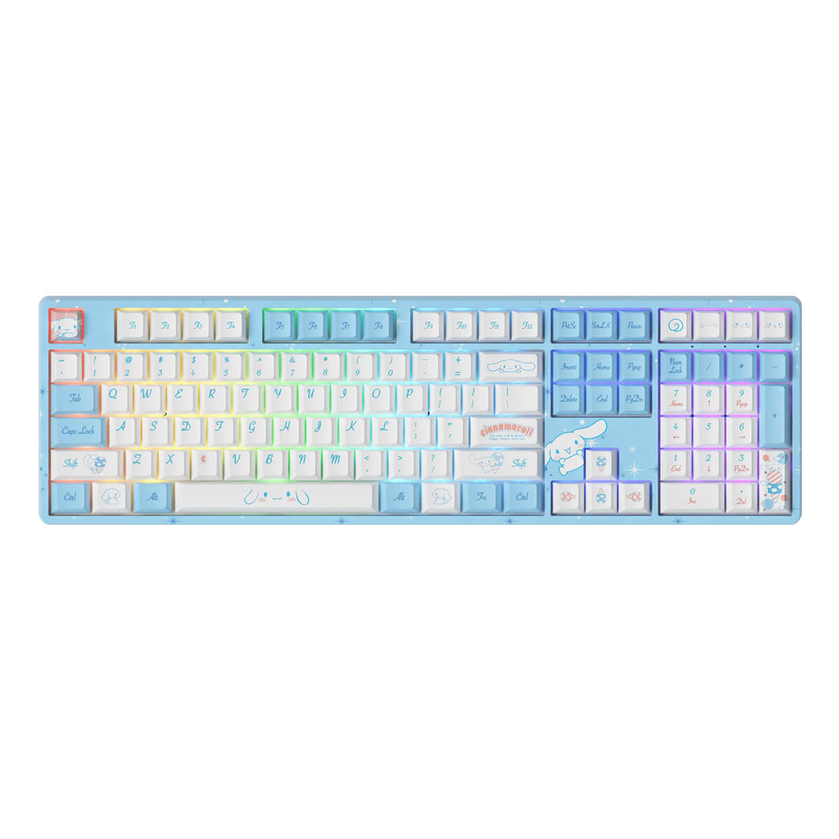 Akko 5108B Cinnamoroll RGB Hot-Swappable Wireless Keyboard CS Jelly White Switch