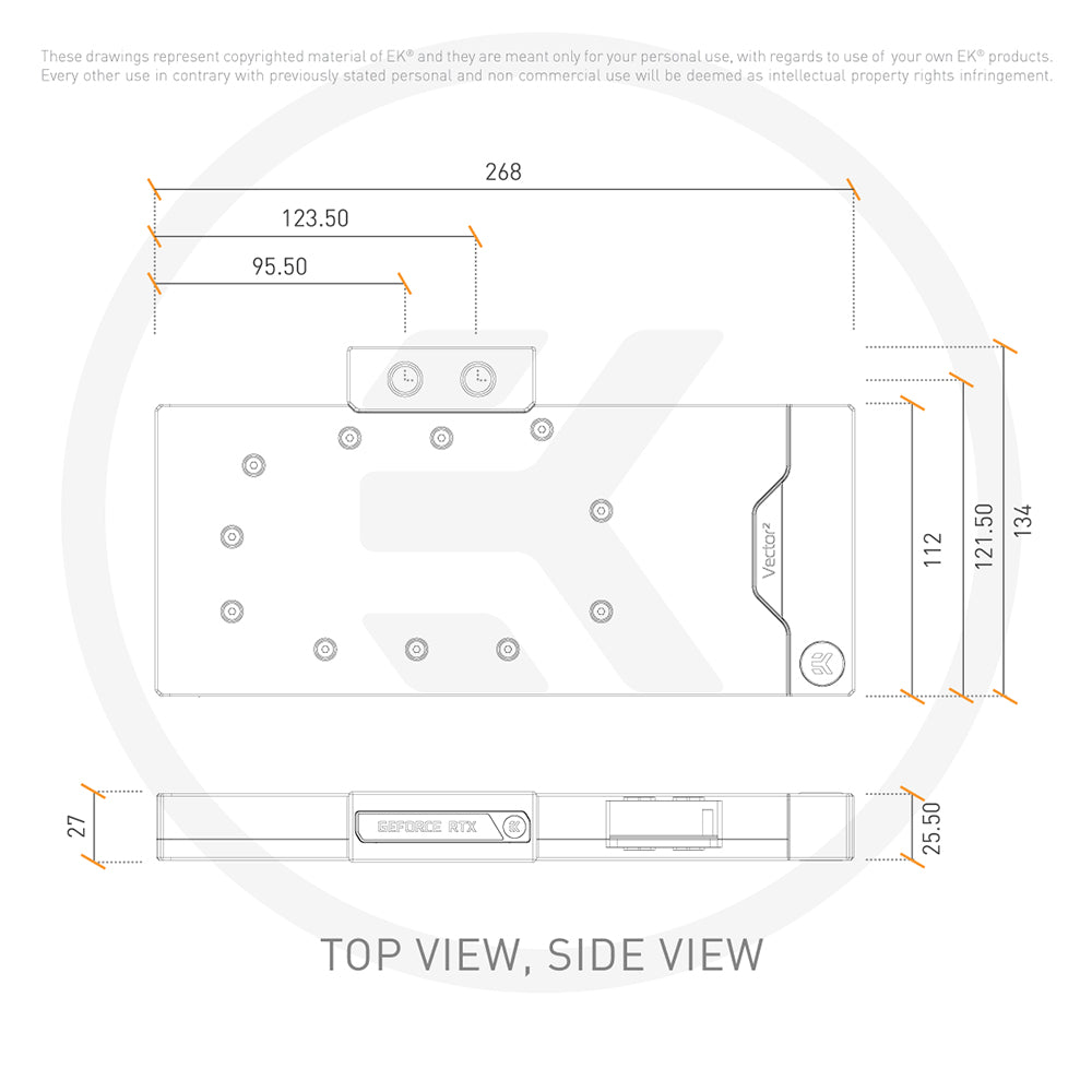 EKWB EK-Quantum Vector² RE RTX 3080/90 D-RGB - Nickel + Plexi