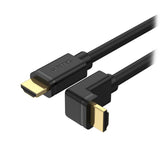 Unitek 4K HDMI 2.0 Right Angle with 90 Degree Elbow Cable - 2M