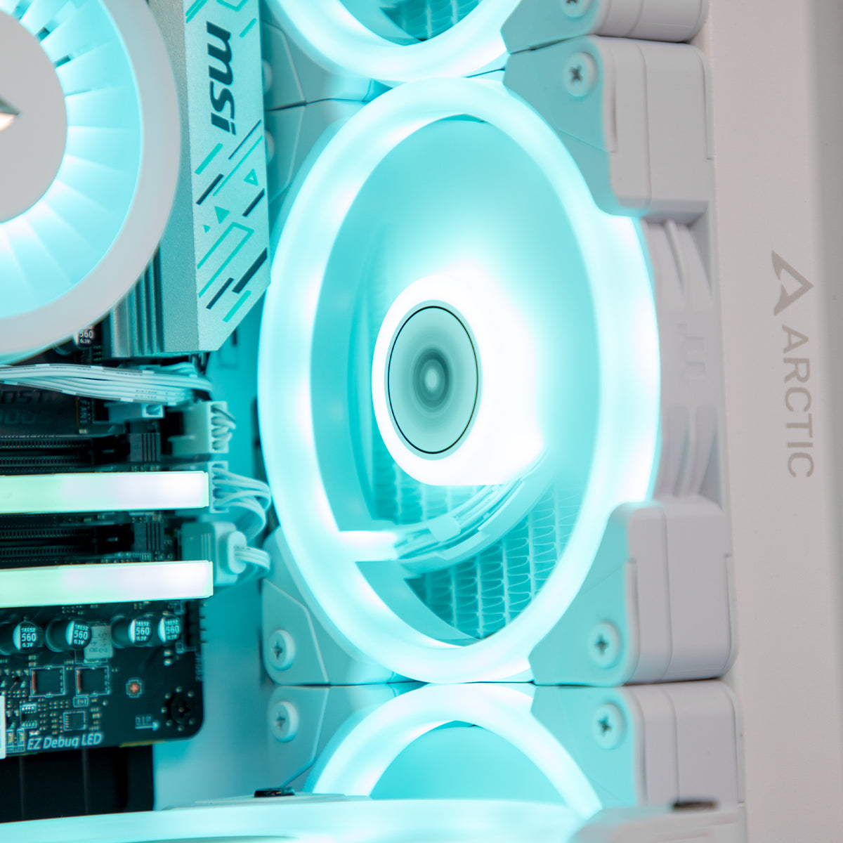 Pop RTX 5070 Ti Ryzen 7 7800X3D Gaming PC - WHITE