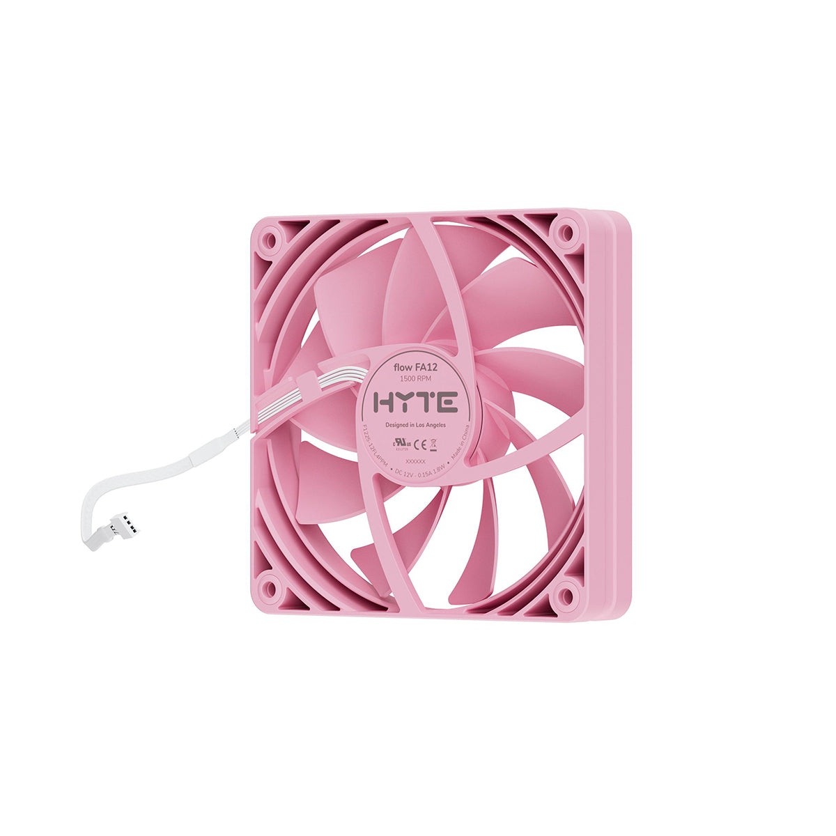 Hyte FA12 120mm PWM Fan 4 Pack - Strawberry Milk