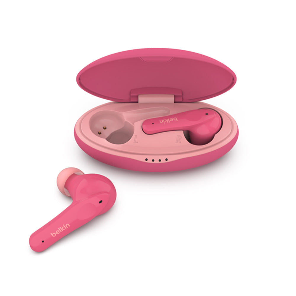 Belkin SoundForm Nano True Wireless Earbuds for Kids - Pink