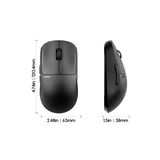 Pulsar X2 CrazyLight Medium Wireless Gaming Mouse - Jet Black