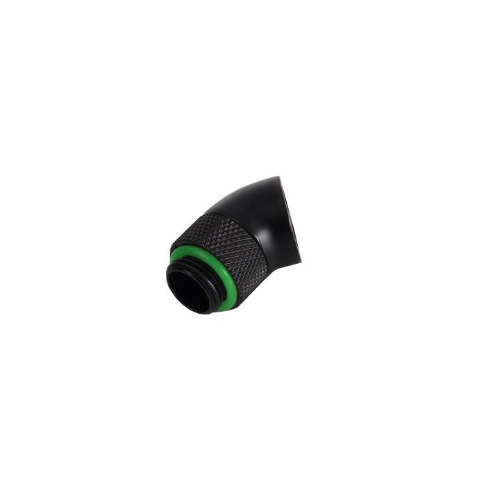 Bitspower Rotary 45-Degree Extender Fitting - Matt Black