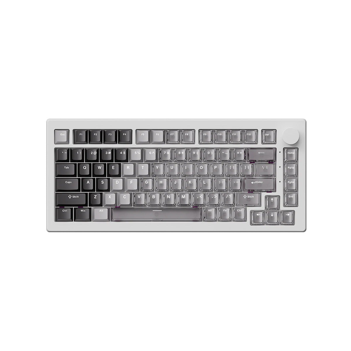 Akko 5075 V3-HE White 75% Wireless Hall-Effect Gaming Keyboard - AstroAim Switch