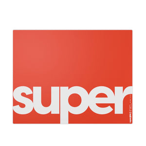 Pulsar Superglide v3 Glass Mouse Pad L - Red