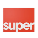 Pulsar Superglide v3 Glass Mouse Pad L - Red