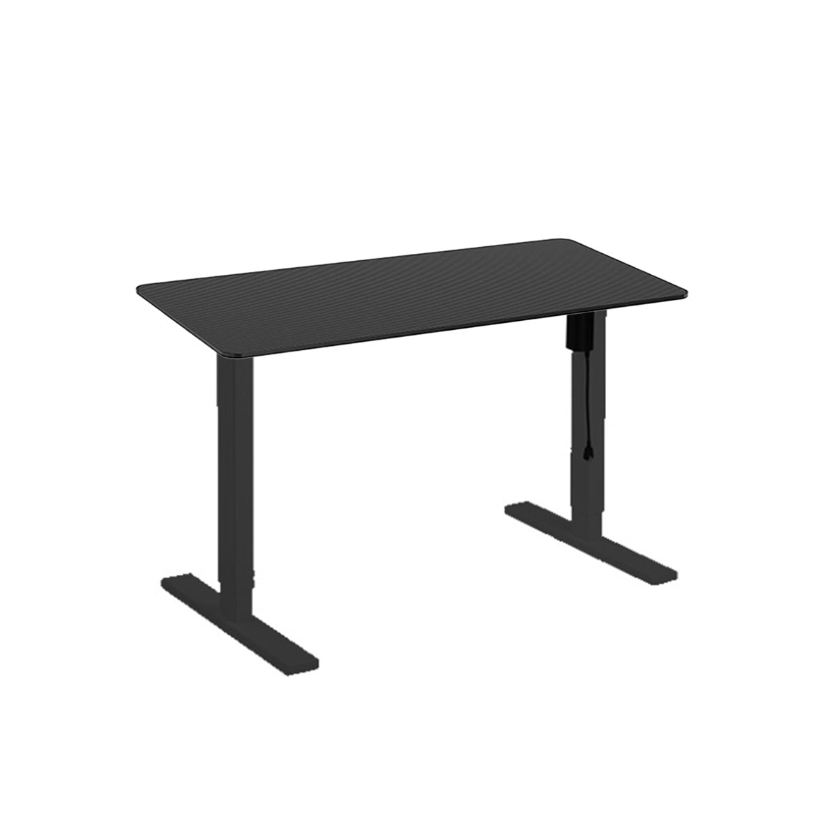 Lumi Commercial Electric Sit-Stand Desk + 1200X600mm Wood Table Top Carbon Fiber