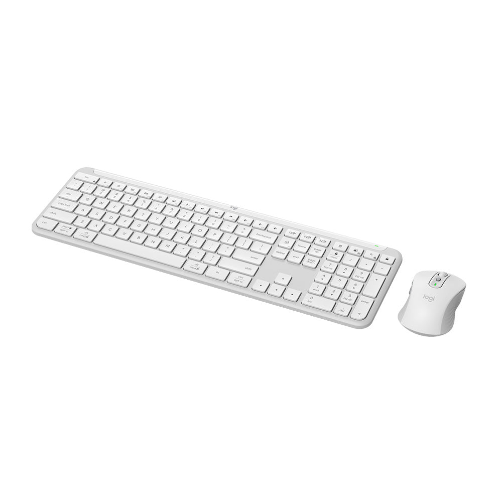 Logitech MK950 Signature Slim Wireless Keyboard and Mouse Combo - Off White