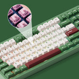 Akko Tac87 Red Bean Matcha TKL RGB Wireless Mechanical Keyboard - Stellar Rose Switch