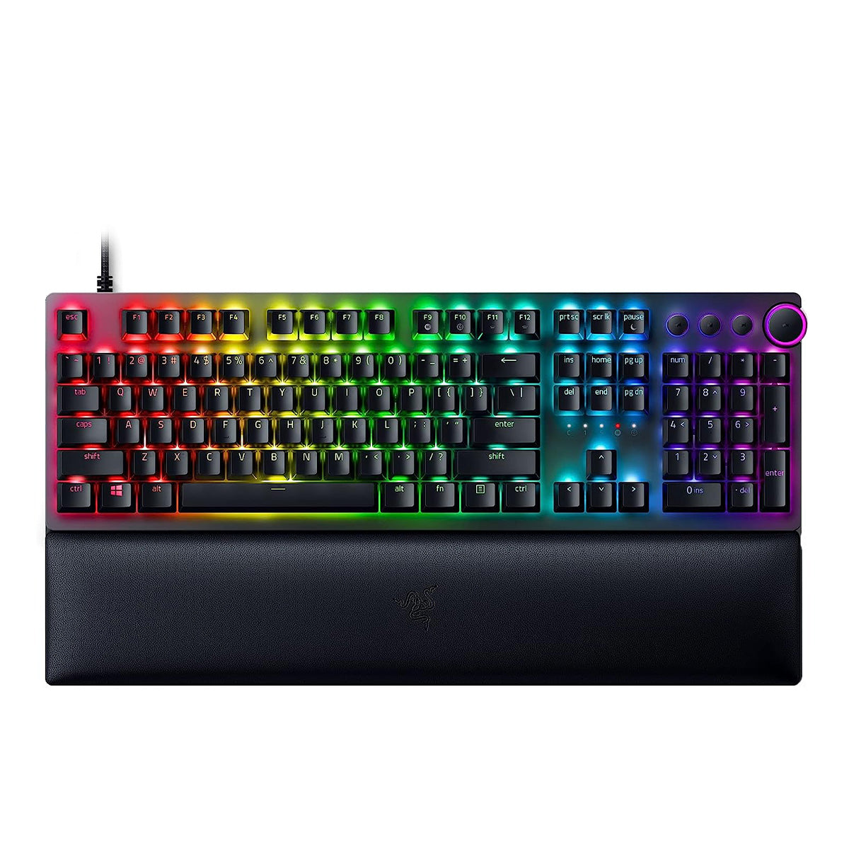 Razer Huntsman V2 Optical Gaming Keyboard  Clicky Purple Switch