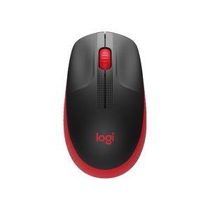 Logitech M190 Full Size Wireless Mouse Red