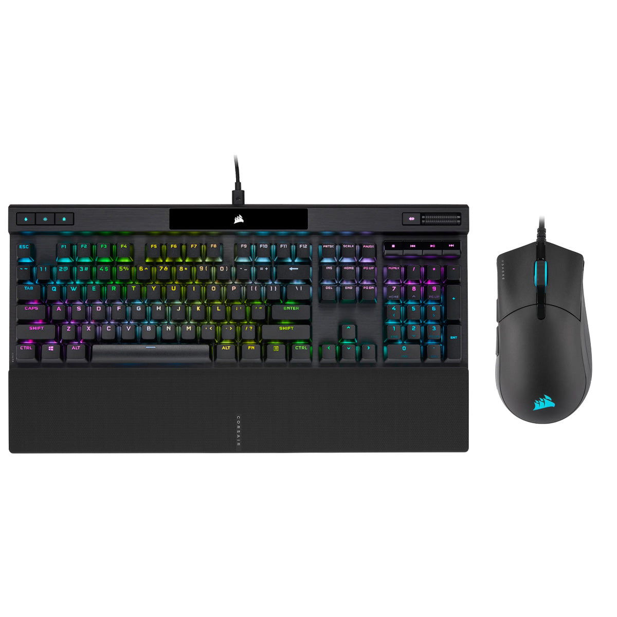 Corsair K70 RGB PRO Optical-Mechanical Gaming Keyboard + Sabre RGB Pro Champion Series Gaming Mouse Bundle