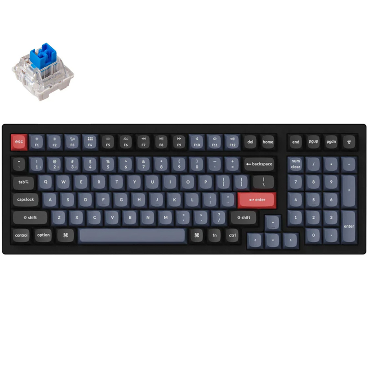 Keychron K4 Pro 96% RGB Wireless Mechanical Keyboard - K Pro Blue Switch