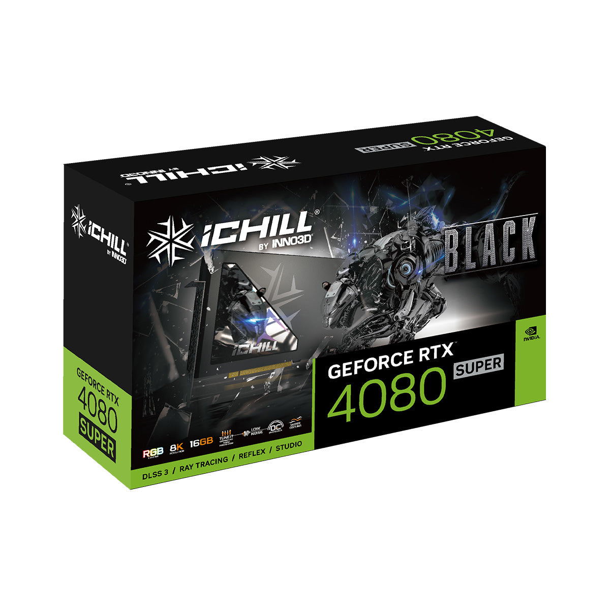 INNO3D GeForce RTX 4080 SUPER iChill Black 16GB Graphics Card