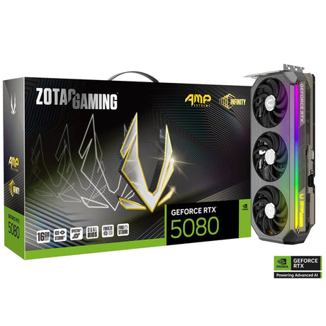 ZOTAC GeForce RTX 5080 AMP EXTREME INFINITY 16GB Graphics Card