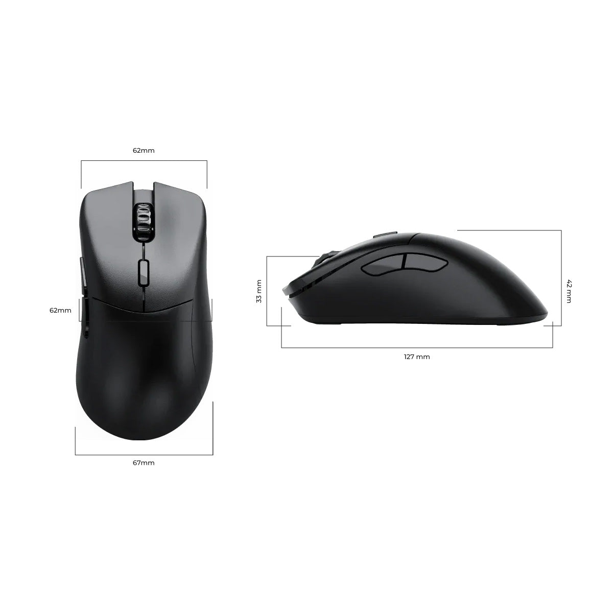 Glorious Model D 2 PRO Wireless - 1K Polling - Black