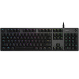 Logitech G512 Carbon RGB Tactile Mechanical Gaming Keyboard - GX Brown Switches