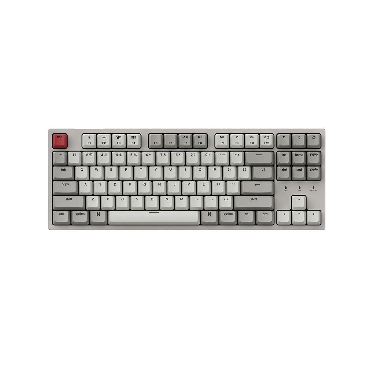 Keychron C1 TKL Retro Mechanical Keyboard - G Pro Red Switch