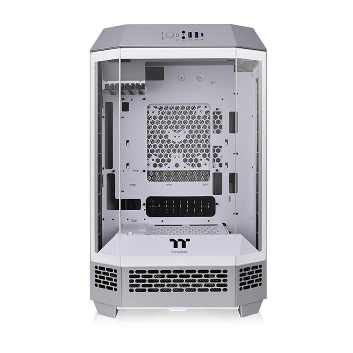 Thermaltake The Tower 300 Tempered Glass Micro Tower Case Limestone Edition