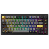 Akko 5075B Plus Black and Gold 75% RGB Wireless Mechanical Keyboard - Cream Yellow Switch ***Showroom Demo Unit***