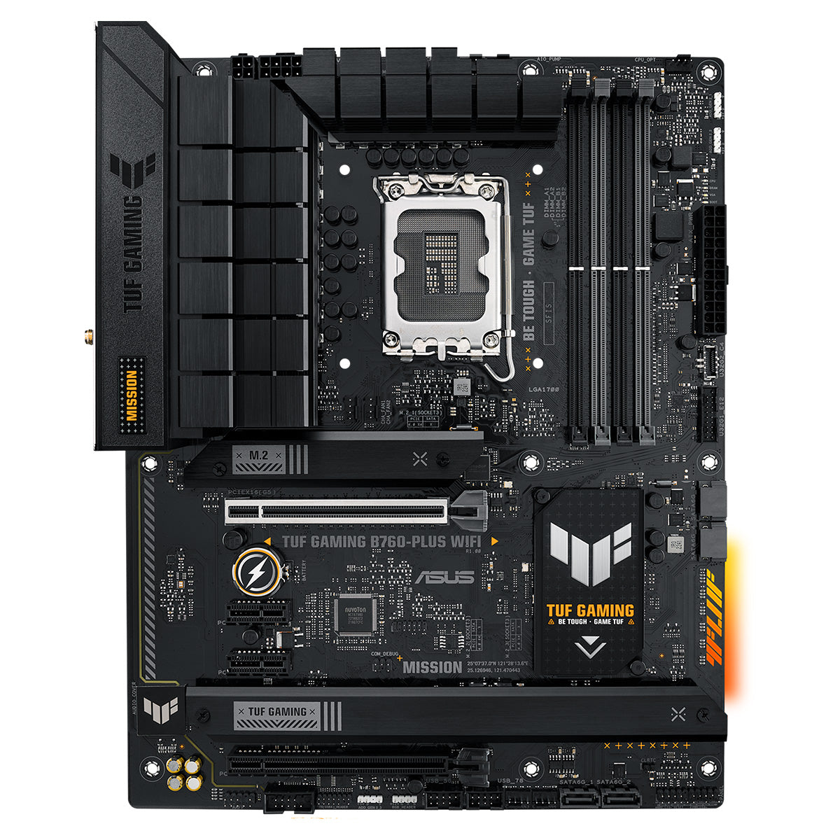 ASUS TUF GAMING B760-PLUS WIFI DDR5 ATX Gaming Motherboard