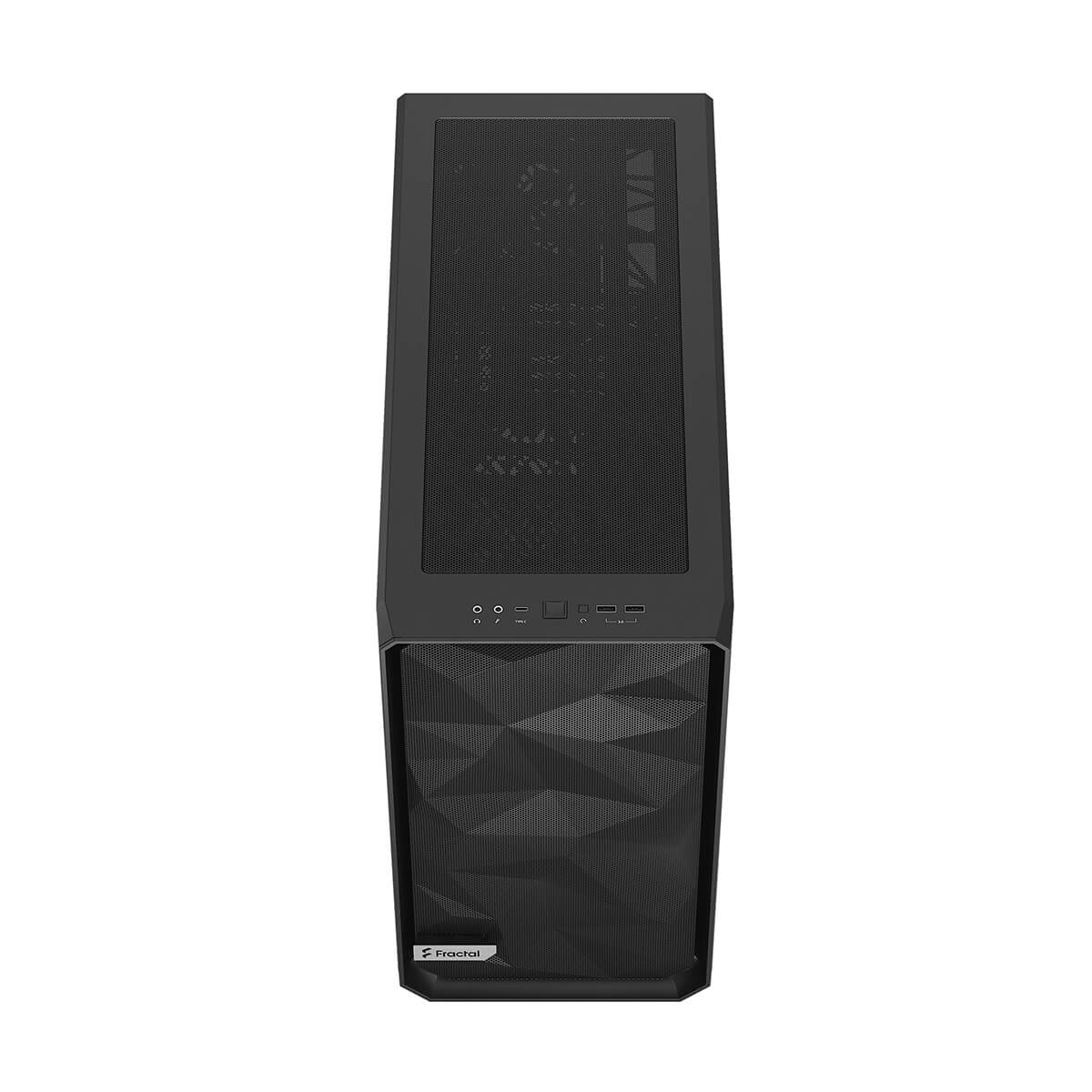 Fractal Design Meshify 2 Mid Tower Case - Black Solid