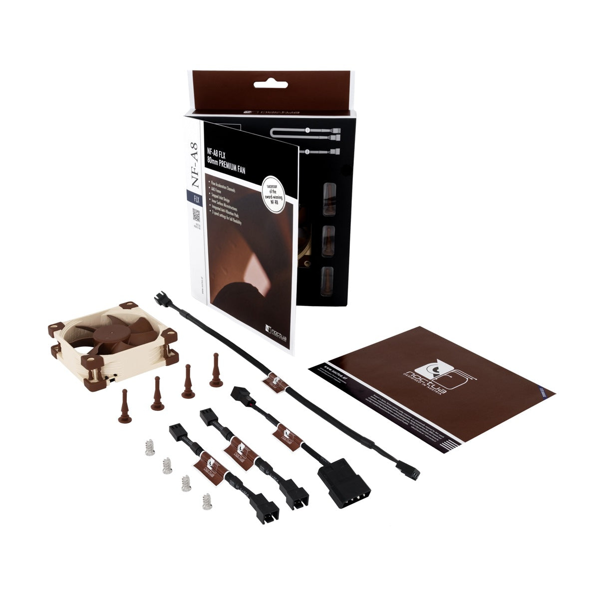 Noctua NF-A8 FLX 80x80x25mm 3-pin  2000/1200rpm