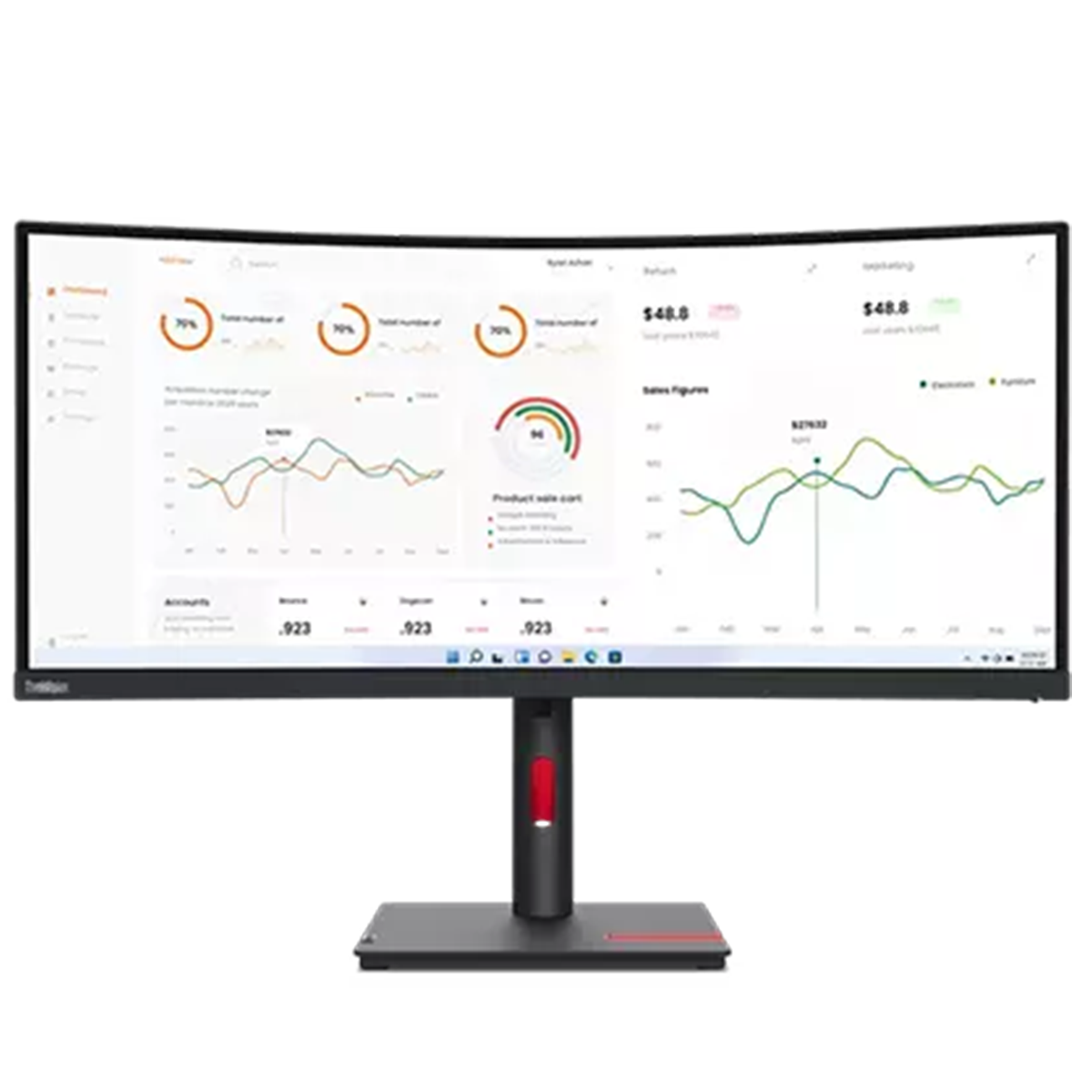 Lenovo T34W-30 34" UWQHD VA Monitor