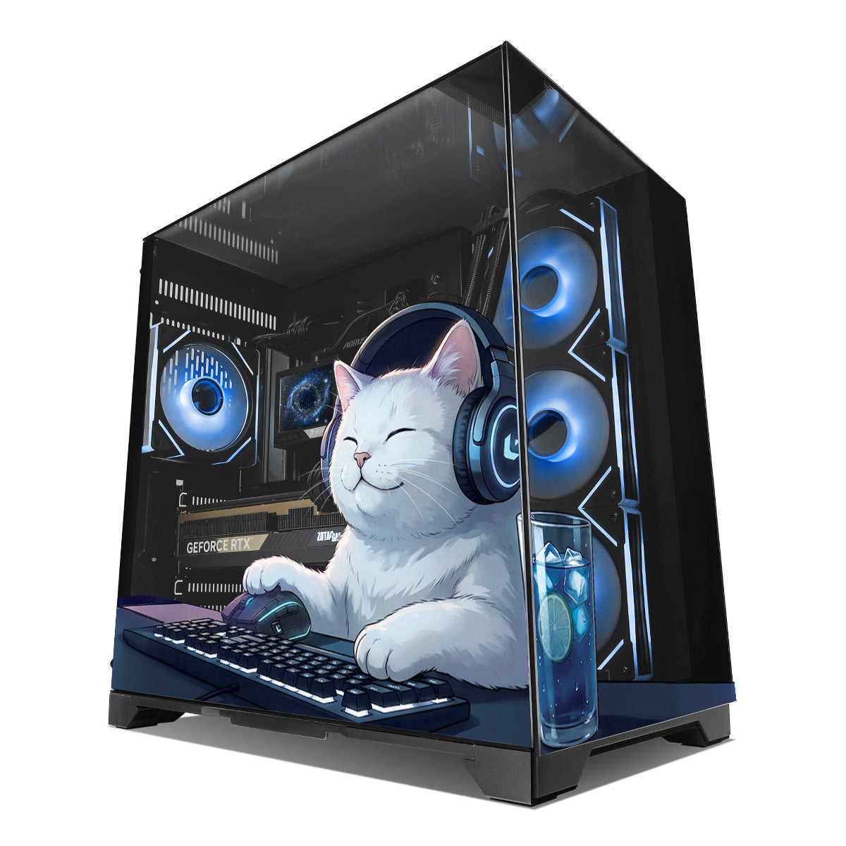Equinox RTX 5070 Ryzen 7 7700 Gaming PC - Vision Black