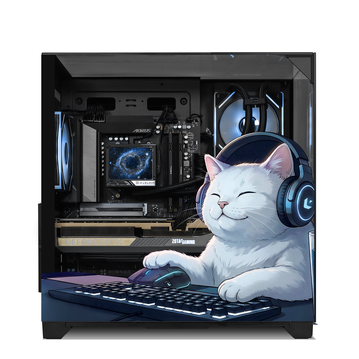 Equinox RTX 5070 Ryzen 7 7700 Gaming PC - Vision Black
