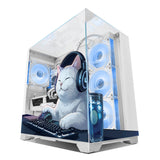 Equinox RX 9070 XT Ryzen 7 9800X3D Gaming PC - Vision White