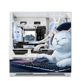 Equinox RX 9070 XT Ryzen 7 9800X3D Gaming PC - Vision White