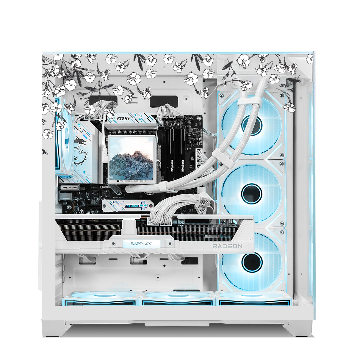 Equinox RTX 5070 Ryzen 7 5700X Gaming PC - White