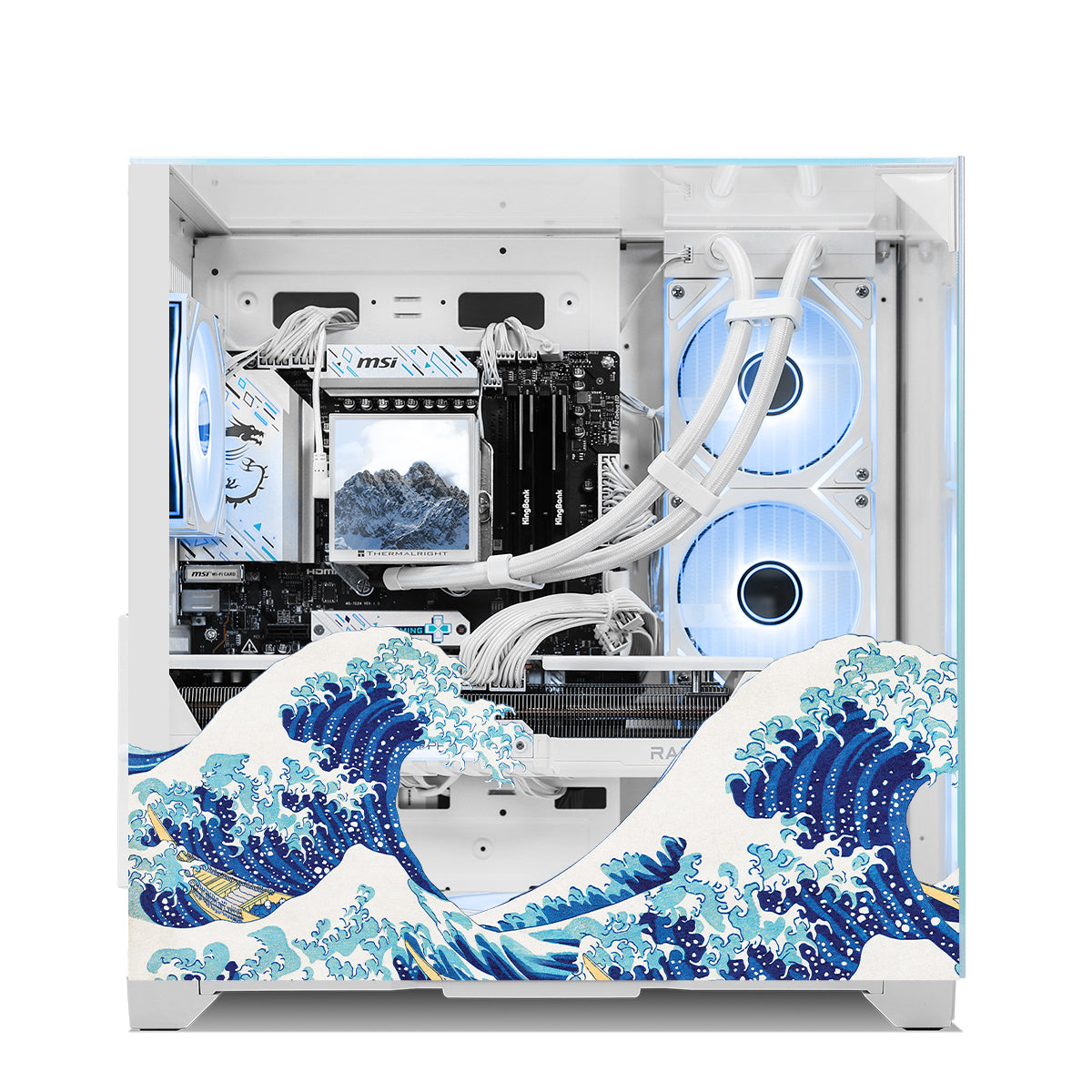 Equinox RX 9070 XT Ryzen 7 7700X3D Gaming PC - Vision White