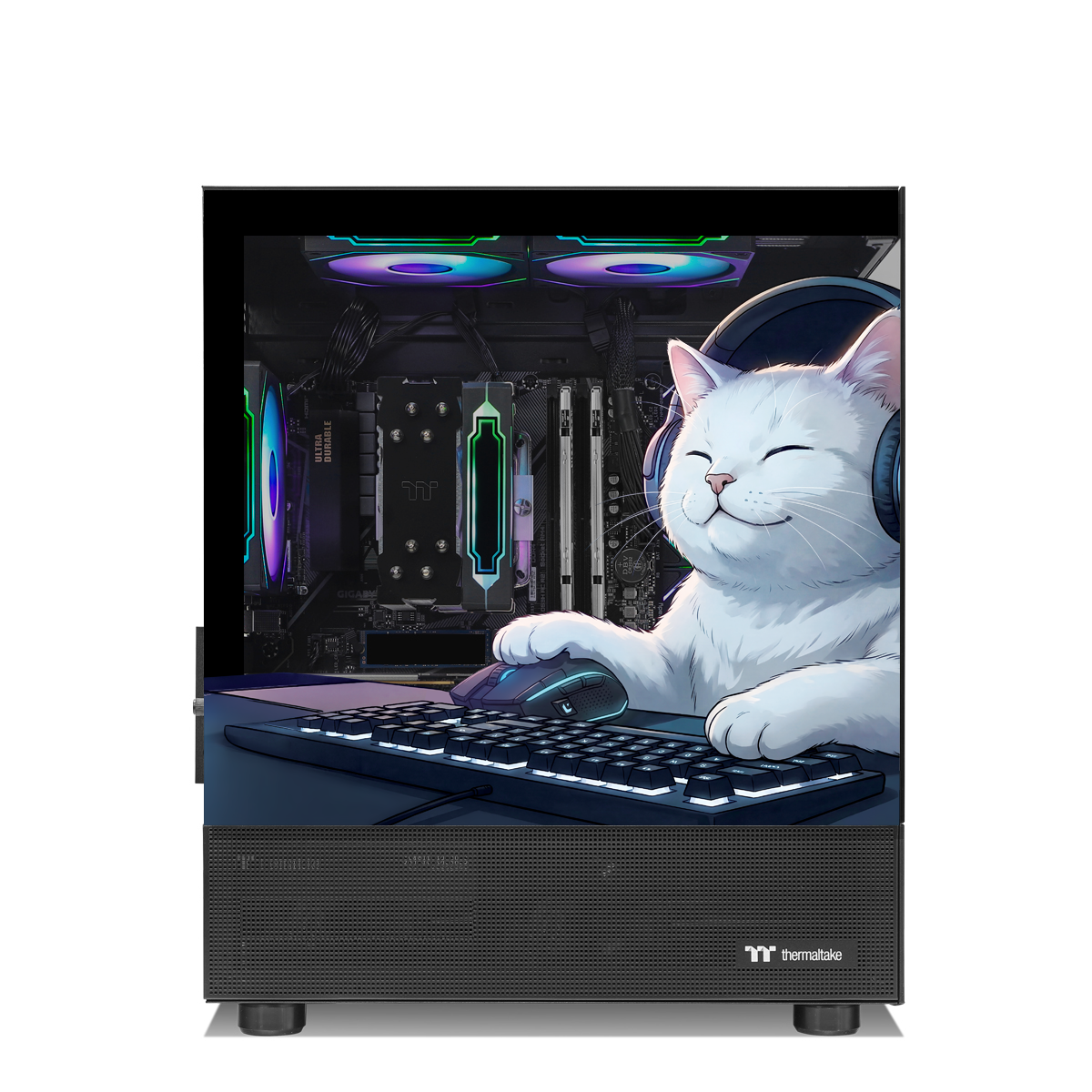 Fury RTX 5060 Ryzen 5 7500F Gaming PC - BLACK