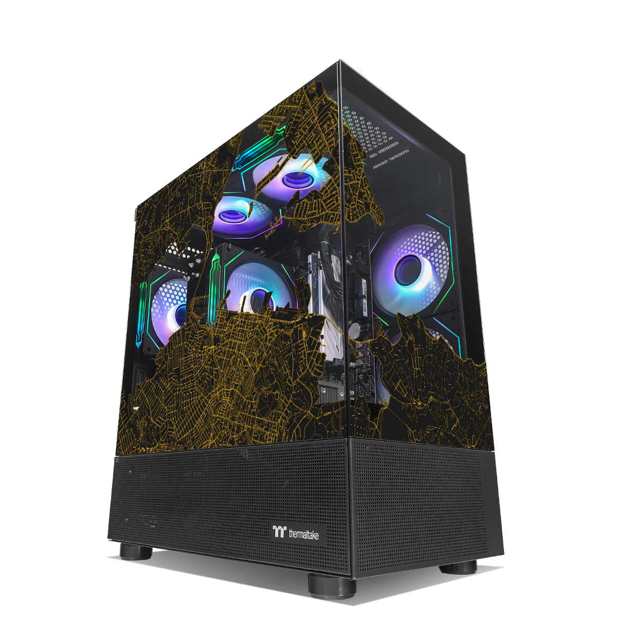 Fury RTX 5060 Ryzen 5 7500F Gaming PC - BLACK
