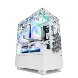 Qubit RTX 5050 Ryzen 5 5500 Gaming PC - White