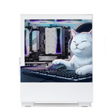 Qubit RTX 5050 Ryzen 5 5500 Gaming PC - White