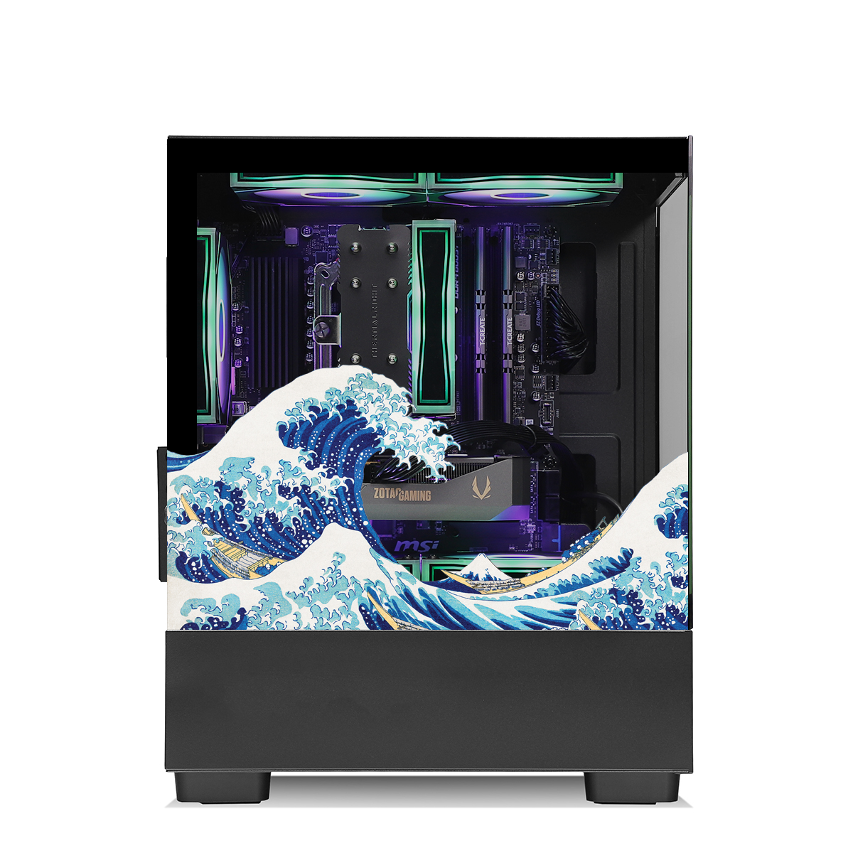 Qubit RTX 3050 Ryzen 5 5500 Gaming PC - Black