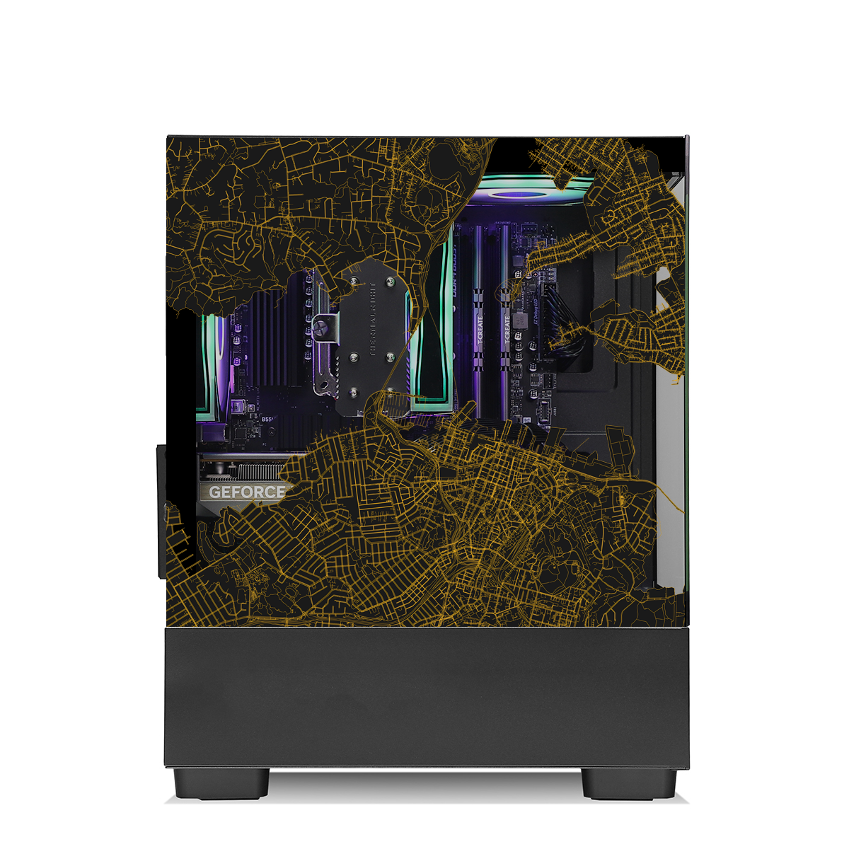 Qubit RTX 3050 Ryzen 5 5500 Gaming PC - Black