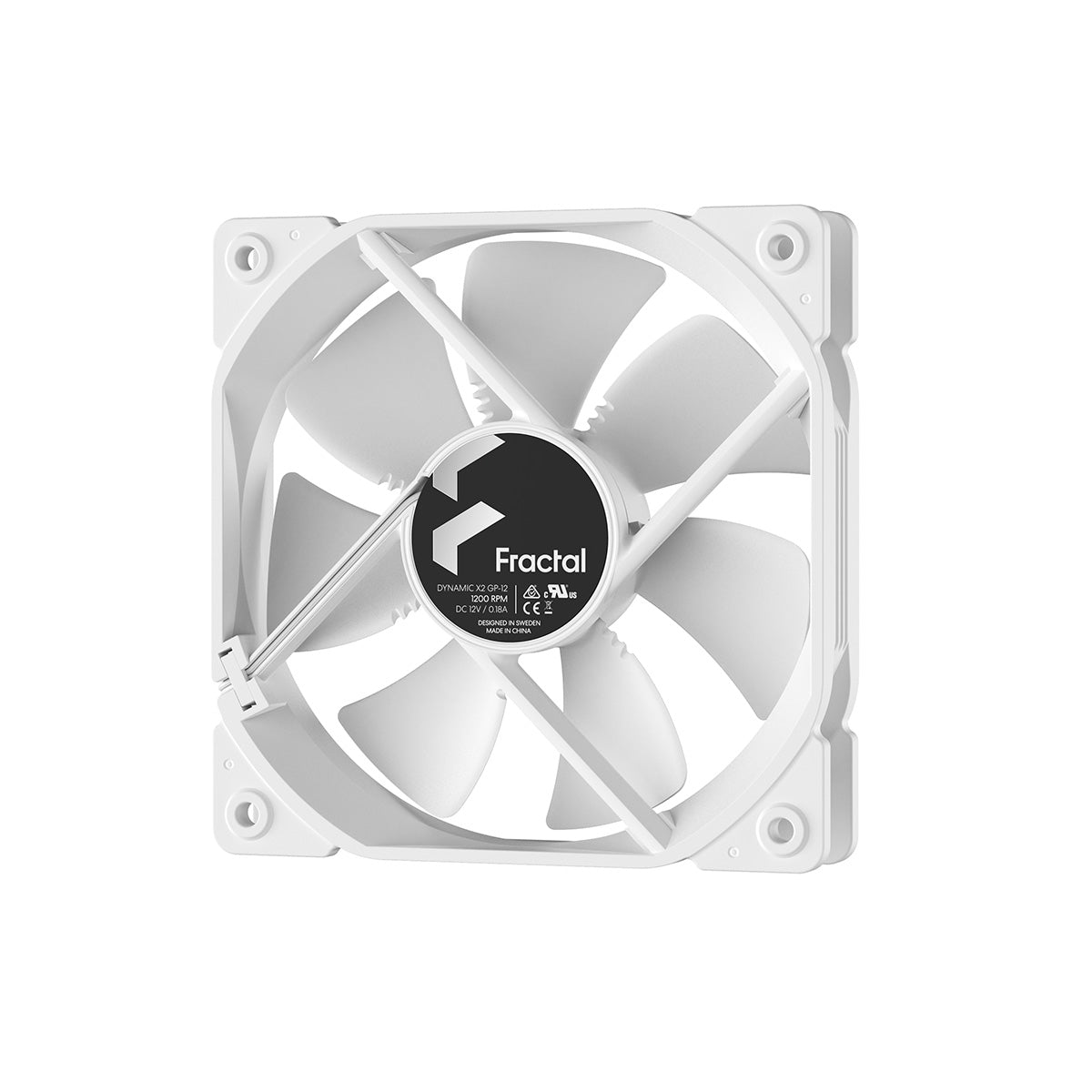 Fractal Design Dynamic X2 GP-12 Case Fan 120mm - Whiteout